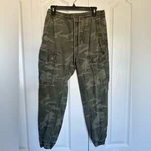 American Eagle Outfitters camouflage joggers
